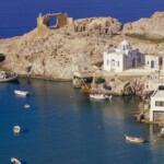 Vista dall'alto,dell'isola, di Milos