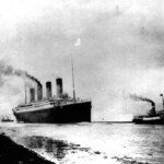 Il transatlantico britannico Titanic salpa da Southampton