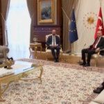 Turchia: sedie solo per Michel ed Erdogan, Von Der Leyen si siede sul divano | VIDEO