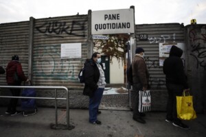 Virus Outbreak Italy New Poor
