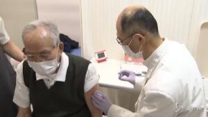 vaccinazione degli over 65 in Giappone