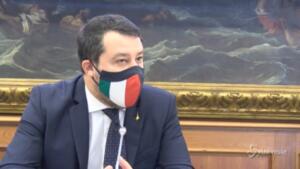 Scontri a Roma, Salvini