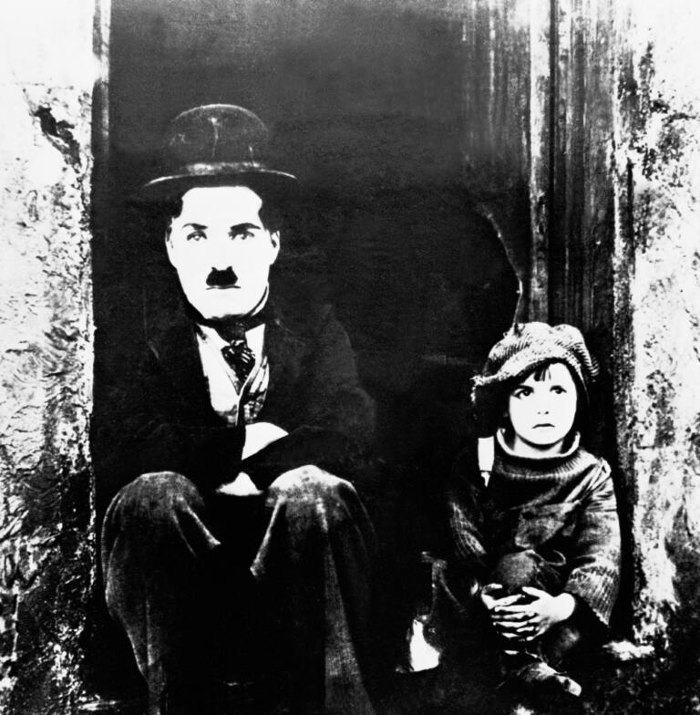 Charlie Chaplin a Jackie Coogan
