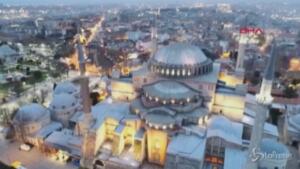 Ramadan nella moschea di Santa Sofia