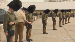 militari prima del funerale