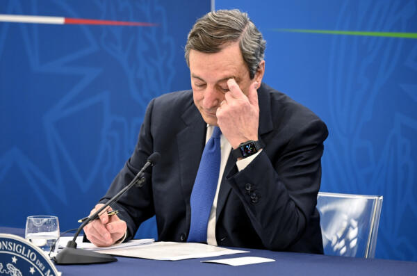 Conferenza stampa del Presidente Mario Draghi