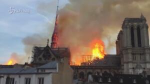 Notre Dame in fiamme