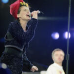 Lisa Stansfield si esibisce al Freddie Mercury Tribute Concert