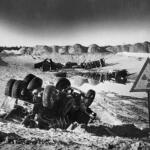 Automezzi nei pressi della centrale dopo l'esplosione.