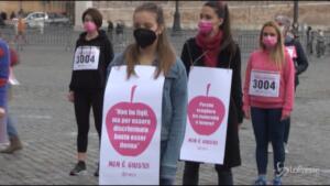 flash mob di Giustomezzo contro la disparità di genere
