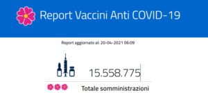 20 aprile report vaccini