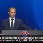 Ceferin (Uefa): “Non permetteremo a pochi avidi di prendersi il calcio”