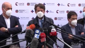 Hub vaccinale a Cinecittà