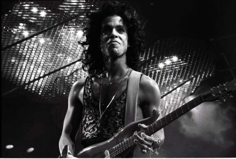 Prince durante un concerto