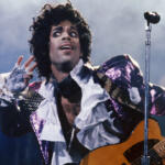Prince durante un concerto.