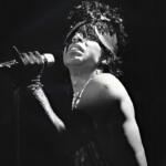 Prince durante un concerto.