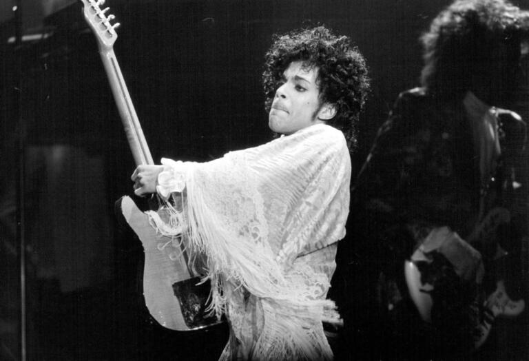 Prince in concerto a St. Paul nel Minnesota,
