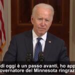 Processo Floyd, Biden: “Verdetto passo avanti gigantesco verso la giustizia”