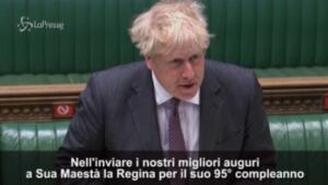 Auguri di Boris Johnson alla regina Elisabetta