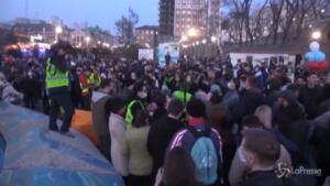 manifestazione pro Navalny a Vladivostok