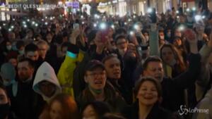 manifestazioni per Navalny