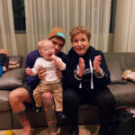 Mara Maionchi a casa di Fedez con il piccolo Leone