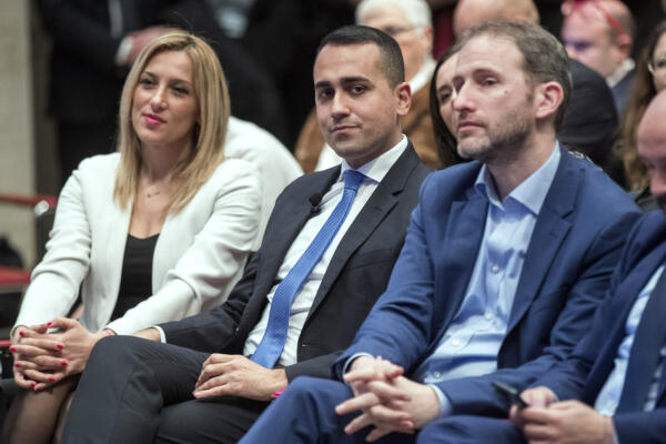 Virginia Saba, Luigi Di Maio, Davide Casaleggio