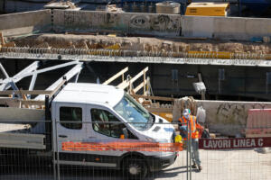 Roma, i cantieri della linea C della metropolitana