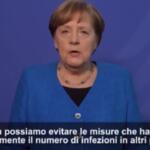 Covid, Merkel ai tedeschi: “Nuove restrizioni assolutamente necessarie”