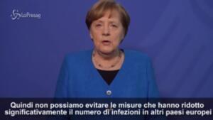 Covid, Merkel ai tedeschi