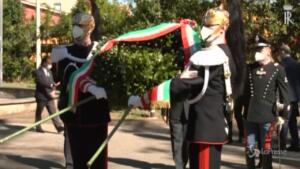 Mattarella depone una corona al Quadraro