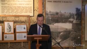 Draghi al Museo della Liberazione