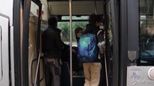 mezzi pubblici con gli studenti di Torino