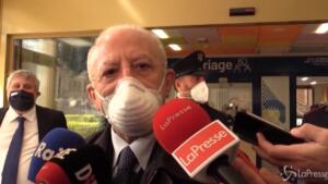 Coprifuoco, De Luca