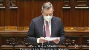 Pnrr, Draghi cita De Gasperi