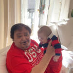 Umberto Smaila con il nipote Edoardo. Foto da Instagram