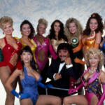 Umberto Smaila con le ragazze Cin Cin di Colpo Grosso dal 1987 al 1992