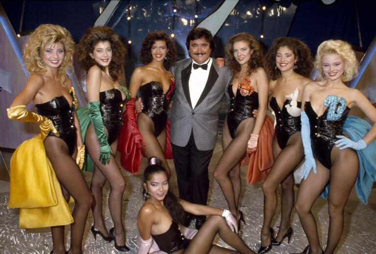 Umberto Smaila con le ragazze Cin Cin di Colpo Grosso dal 1987 al 1992