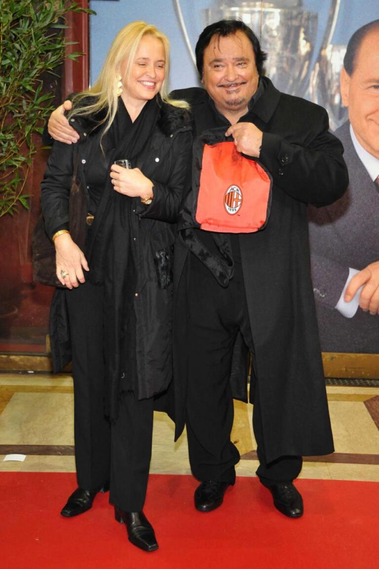 Umberto Smaila con la moglie Fanny Minati