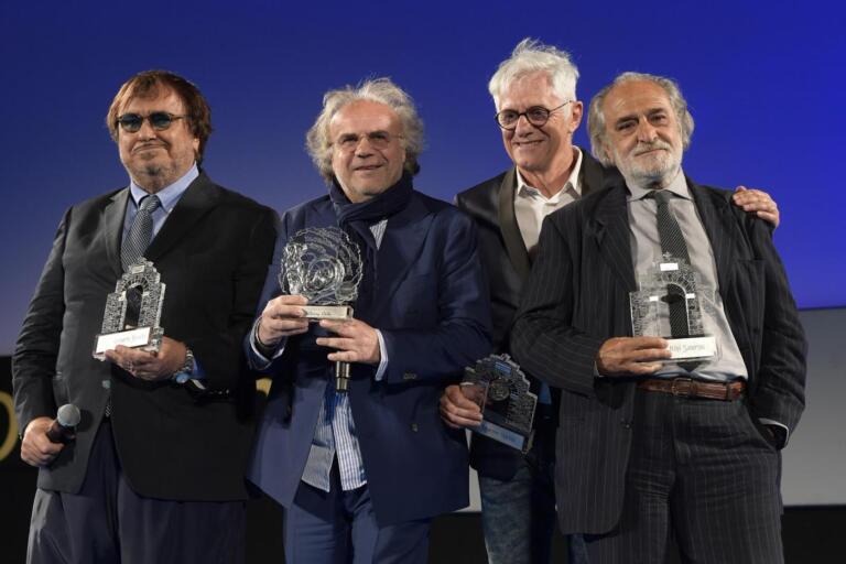 Umberto Smaila, Jerry Calà, Franco Oppini, Nini Salerno al 62mo Taormina Film Fest