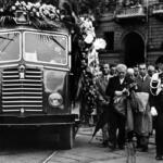 Un momento dei funerali
