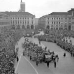 Funerale dei giocatori del Torino morti nella tragedia di Superga.