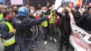 manifestazione lavoratori Alitalia