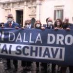 Roma: manifestazione parlamentari FdI. Giorgia Meloni: “In piazza per sensibilizzare su tema tossicodipendenza”