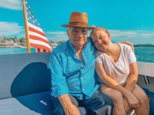 Martin Scorsese con la figlia Francesca