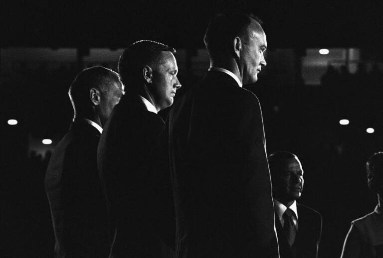 Gli astronauti dell'Apollo 11.
