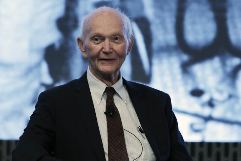 Michael Collins partecipa al JFK Space Summit