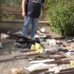 Bari, scoperto arsenale da guerra in una masseria: 65 mitragliatori, bombe a mano e 300 detonatori
