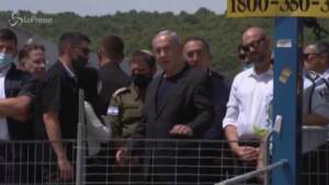 Israele, Netanyahu sul luogo della tragedia