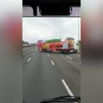 Milano, camion dei giostrai bloccano la tangenziale